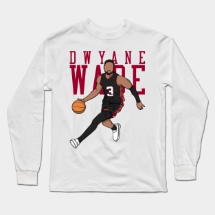 Dwyane Wade Comic Style Long Sleeve T-Shirt